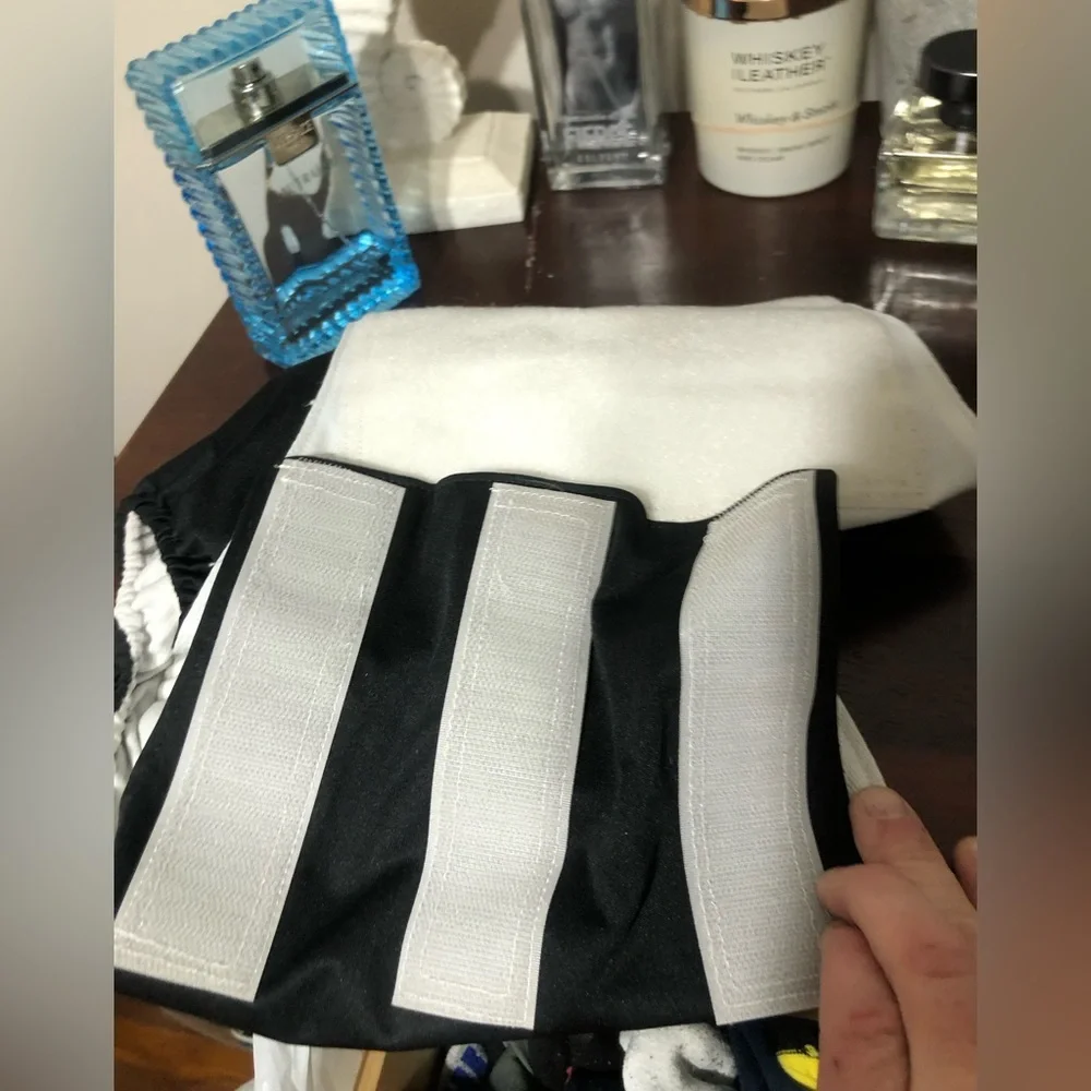 Black Male Canine Belly band/ diaper